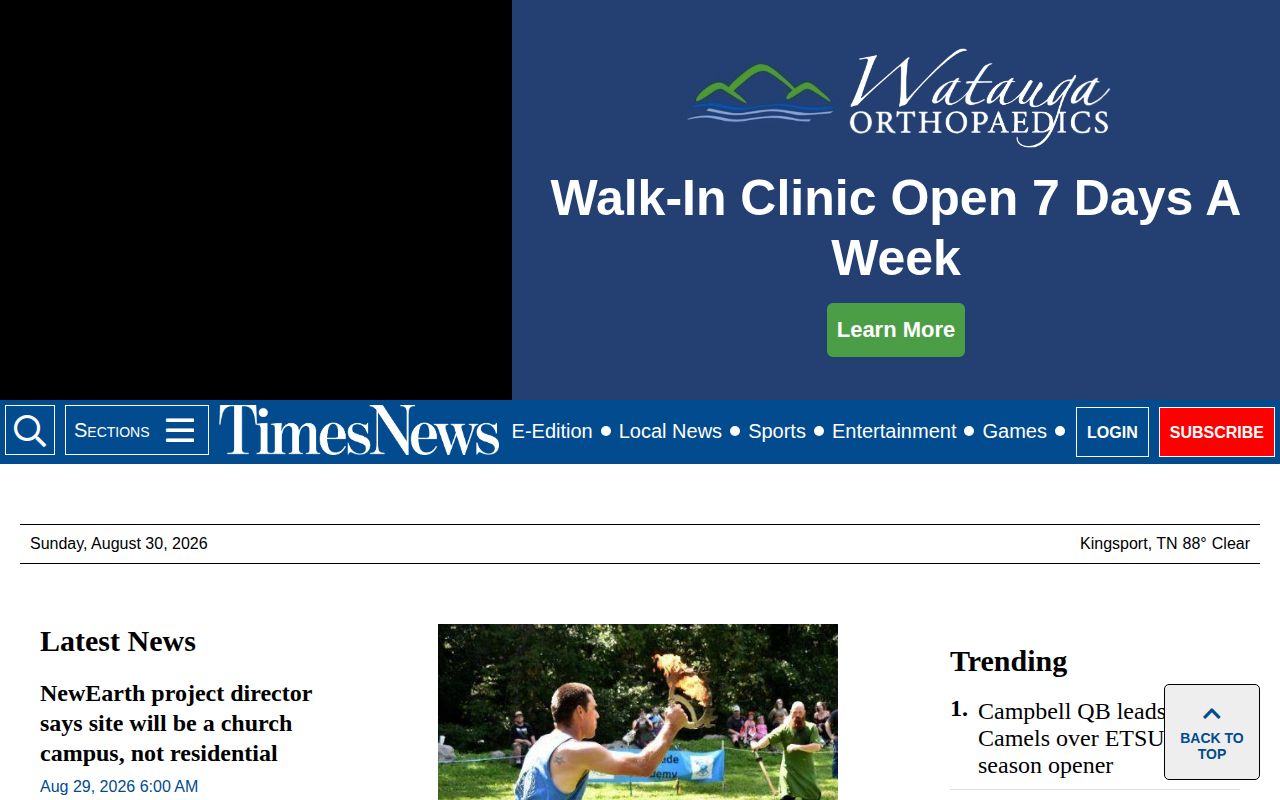 Sullivan County Kingsport Times-News crime news source page